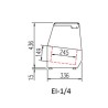 Coreco - Vitrine à ingrédients avec pare-haleine - 6 bacs GN 1/4 - Larg. 1495 mm