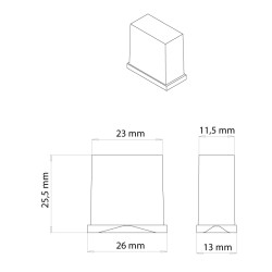 ITV - Machine à glaçons demi-cube - Série SPIKA - Condenseur Air - 76 kg